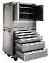 Modular Cabinets provide secure storage on shop floor.