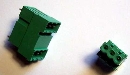 Terminal Block Headers have 2-row, space-saving design.