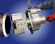 End Prep Tool is hydraulic powered for tough materials.