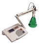 Meter indicates both pH and conductivity.