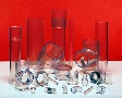 Clear PVC Pipe includes 10 and 12 in. diameters.