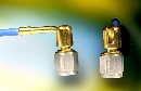 Coaxial Connector helps eliminate strain on solder joint.