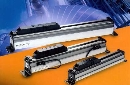 Pneumatic Rodless Cylinders feature space-saving design.
