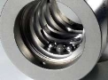 Hybrid Ball Screws feature ceramic rolling elements.
