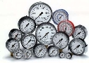 Pressure Gauges range from vacuum to 15,000 psi.