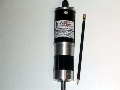 DC Gearmotor accepts any 24 Vdc source.