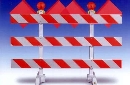 Barricade provides temporary traffic control.