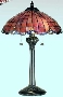Lighting Series offers 20th century stained glass motif.