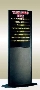 Information Display can be seen up to 60 ft away.