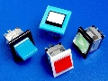 Illuminated Rocker Switches feature snap-in design.