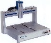 Dual Worktable Robots automate dispensing operations.