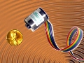 Rotary Encoder uses opto/magnetic electronic technology.