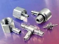 Fittings offer single-barb design.