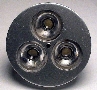 LED Lamp replaces MR-16 halogen lamps.