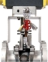 Lockout prevents accidents/injuries during servicing.