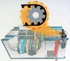 Vertical Lift Module utilizes tooth belt drive.