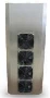 Thermoelectric Air Conditioner has 2,500 BTU/hr capacity.