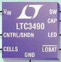 DC/DC Converter drives high-current white LEDs.