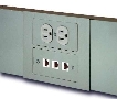 Raceway features overlapping faceplates.