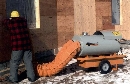 Portable Indirect Fired Heaters provide safe, dry heat.