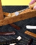 Furniture Repair Kit eliminates wood fillers and staining.