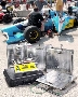 Portable Scale fine tunes weight distribution of race cars.