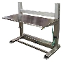Stainless Steel Workbench has adjustable height design.
