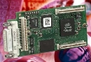 Mezzanine Cards provide graphics control.
