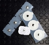Adhesive suits pediatric and geriatric applications.