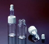 Glass Bottle features flexible dropper tip.