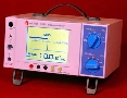 Megohmmeter displays analog and digital results.