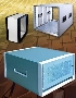 Portable Instrument Cases feature stackable design.