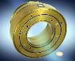 Stepper Motor accommodates microwave tube.