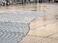 Grated Flooring uses 3/8 or ¼ in. thick ASTM A36 steel bar.