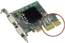 PCI Express x1 Graphics Card works in any PCI Express slot.