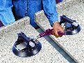Seam Alignment Tool features ratcheting turnbuckle.