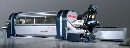 Laser Cutter performs high-speed sheet metal processing.