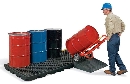 Storage Containment Deck holds up to 8 drums.
