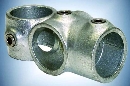 Pipe Fitting serves as socket tee and crossover.