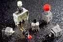 Logic-Level Pushbuttons have sealed, PC-mount design.