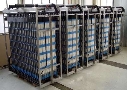 Submerged Membrane Modules provide wastewater treatment.