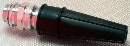 Connector protects cable from repetitive movement.
