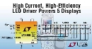 Multi-display LED Driver provides 95% efficiency.