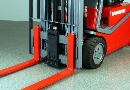 Pallet Guard helps eliminate damage from lift trucks.