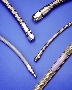 PTFE/Stainless Steel Braid Hose withstands viscous media.