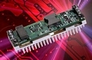 DC/DC Converter features integrated heatsink.