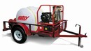 Hot Water Pressure Washers feature integrated roll cage.