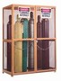 Cabinets store compressed air/gas cylinders and tanks.