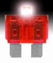 Fuses light up when blown.