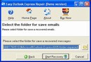 Software restores damaged folders in Outlook Express.